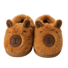 Pantufla Infantil Capibara Marron