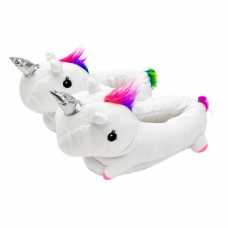 Pantufla Infantil Unicornio Blanco