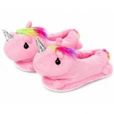 Pantufla Infantil Unicornio Rosa