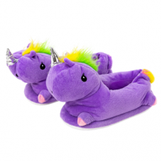 Pantufla Infantil Unicornio Violeta