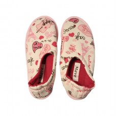 Pantufla Ballerina Infantil Blanco