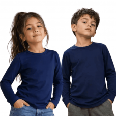Camiseta Termica Infantil Azul