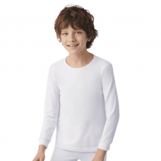 Camiseta Termica Infantil Blanco