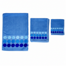 Set X 3 Toallas Lisas Puntos