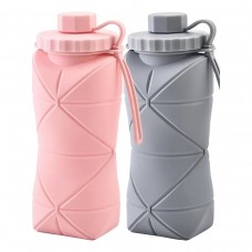 Botella Plegable De Silicona 600ml