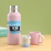 Set Termo 600ml Con 3 Tazas
