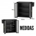 ORGANIZADOR SECAPLATOS CON PUERTA 3 NIVELES