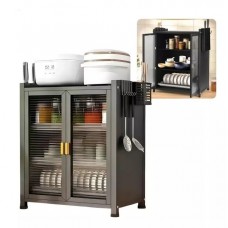 ORGANIZADOR SECAPLATOS CON PUERTA 3 NIVELES