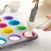 Moldes Individuales Silicona X 12 Para Cupcakes