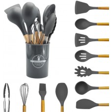 Set X 12 Pzas De Utensilios Silicona