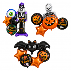 Set X 3 Combos De Globos Halloween 1