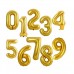 Globo Numero Dorado