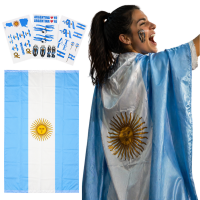 Bandera Y Tatuajes De Argentina