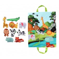 SET DE ANIMALITOS DIDACTICOS DE TELA