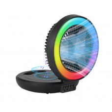Parlante 4 Pulgadas Con Ventilador Y Luz Led Rgb