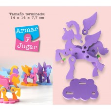 Unicornio Rompecabeza 3d