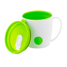 Taza Plastica Termica Con Tapa