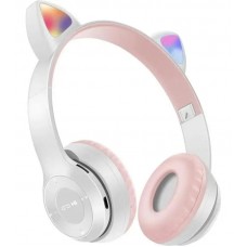 Auricular Bluetooth Con Orejas De Gato Mas Luz Led