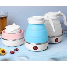 Pava Electrica Siliconada Plegable Para Viajes