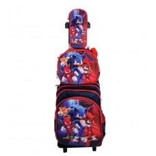 Mochila Carrito 3d 3 En 1 Con Luz