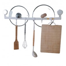 Soporte Para Pared Con Ventosa Y Ganchos