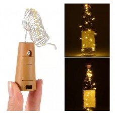 Set X 5 Tapones De Botellas Con Alambre Led