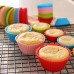 Moldes Individuales Silicona X 12 Para Cupcakes