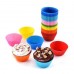 Moldes Individuales Silicona X 12 Para Cupcakes