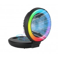 Parlante 4 Pulgadas Con Ventilador Y Luz Led Rgb