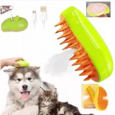 Cepillo A Vapor Para Mascota 3 En 1