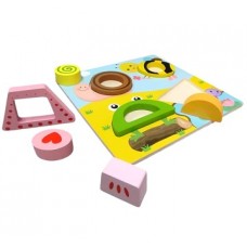 Rompecabezas Didactico 3d 4 Formas