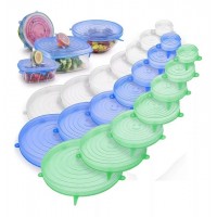 Tapas Ajustables De Silicona Pack X6 Tapas Ajustables De Silicona Pack X6