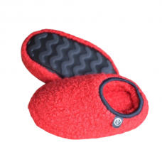 Pantufla Infantil Ovejita Rojo