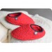 Pantufla Infantil Ovejita Rojo