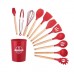 Set X 12 Pzas De Utensilios Silicona