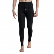 Calza Larga Termica Hombre Negro