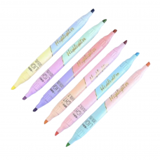 Resaltadores Doble Punta X 6 Unidades