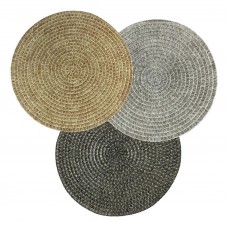 Individual Redondo Hilo Dorado X 6