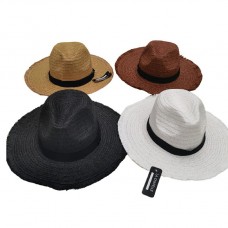 SOMBRERO RAFIA DESFLECADO