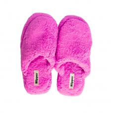 PANTUFLON PELUCHE FUCSIA