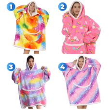 BUZO PONCHO OVERSIZE ADULTO