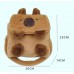 MOCHILA CARTERA PELUCHE CAPIBARA