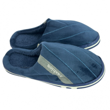 PANTUFLA HOMBRE FASHION AZUL OSCURO