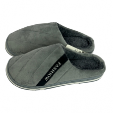 PANTUFLA HOMBRE FASHION GRIS