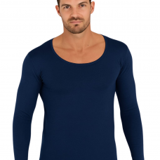 CAMISETA TERMICA MANGA LARGA HOMBRE AZUL OSCURO