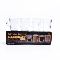 SET DE 4 TAZAS MACCHIATO