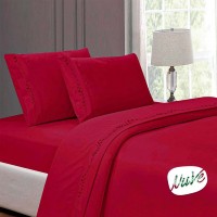 JUEGO DE SABANAS LISAS BORDADAS KING