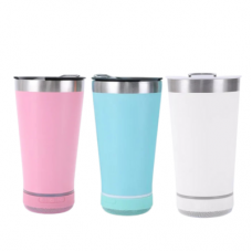 VASO TERMICO 473 ML CON PARLANTE Y DESTAPADOR