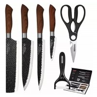 SET DE CUCHILLOS PROFESIONALES 6 PIEZAS SET DE CUCHILLOS PROFESIONALES 6 PIEZAS