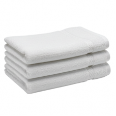 TOALLA BLANCA DE MANO X 3 UNIDADES